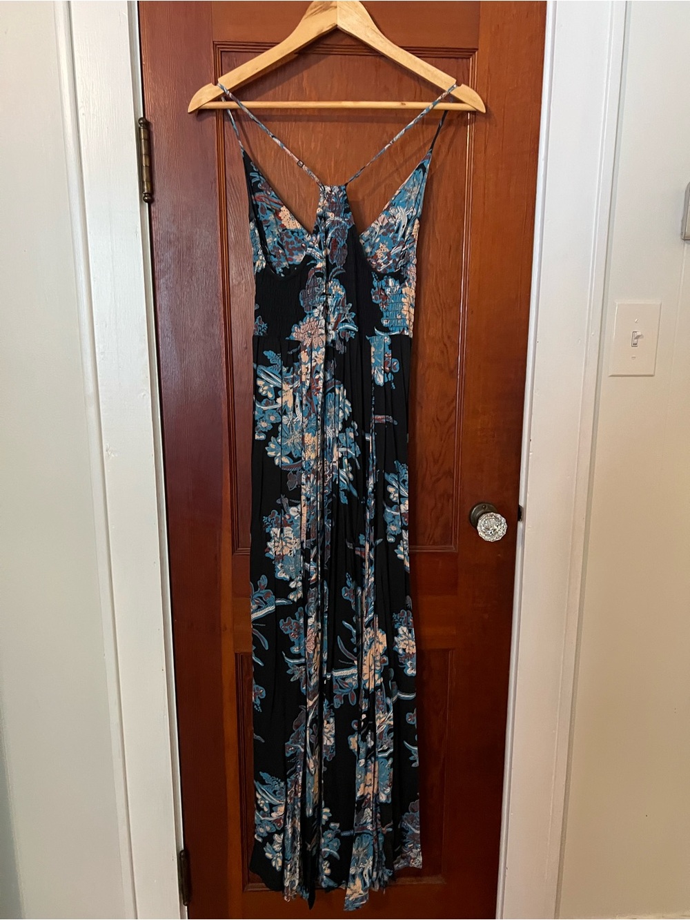 Free People Maxi Through The Vine Dress XS Floral Maxi Dress Boho - Picture 9 of 11